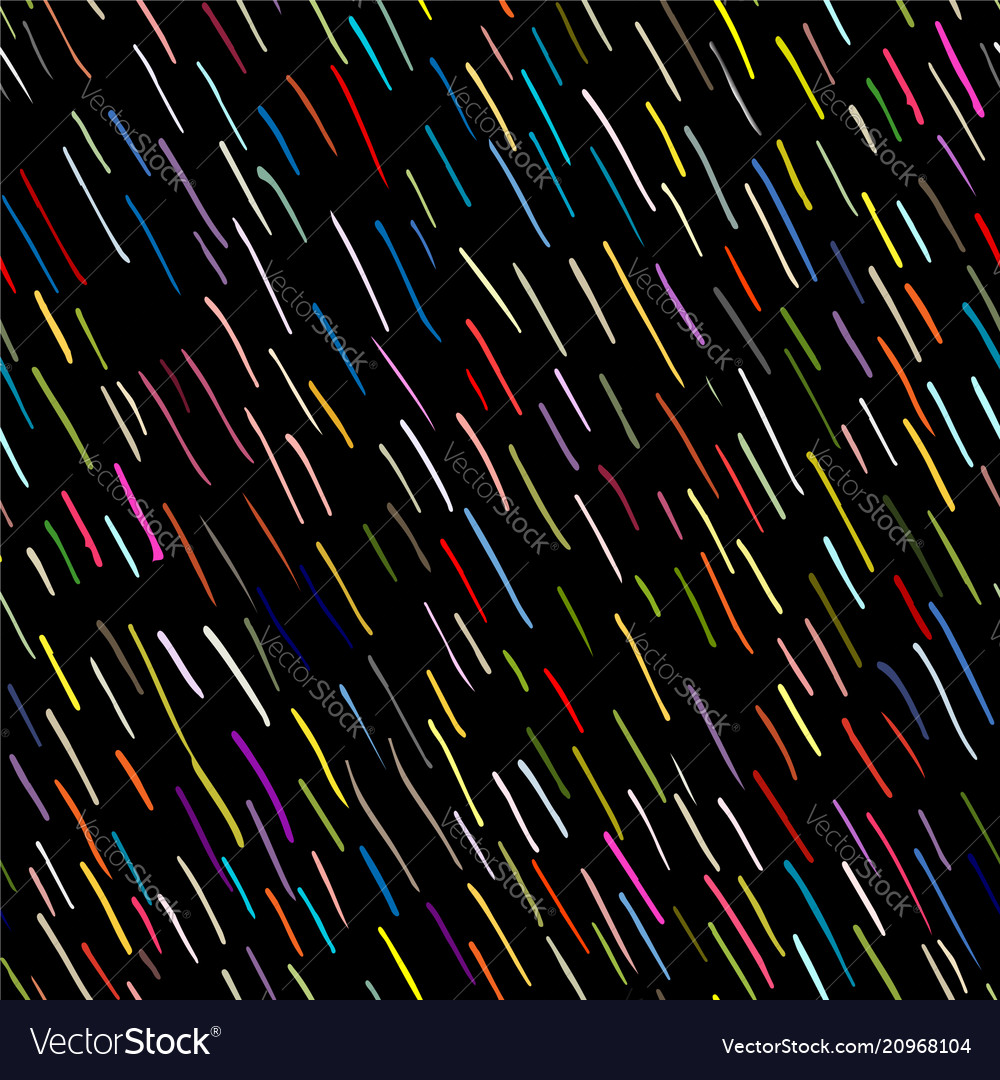 Abstract Colorful Stroke Pattern