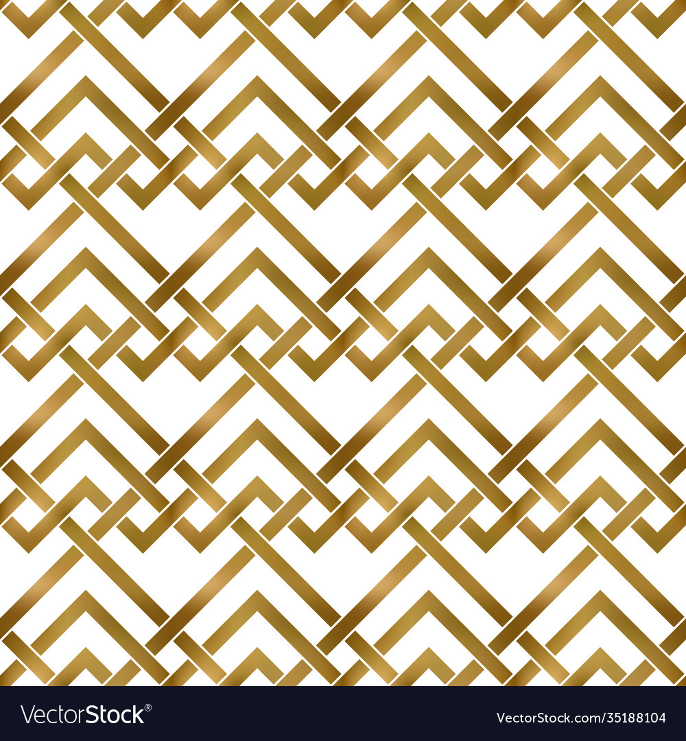 Abstract repeatable pattern background golden vector image Abstract repeatable pattern background golden