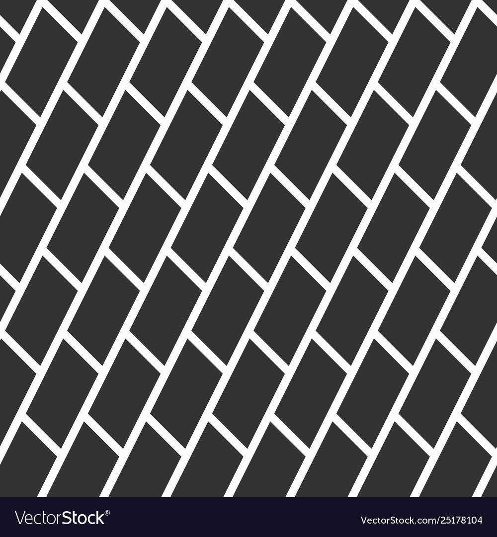 Abstract seamless pattern diagonal santed bricks