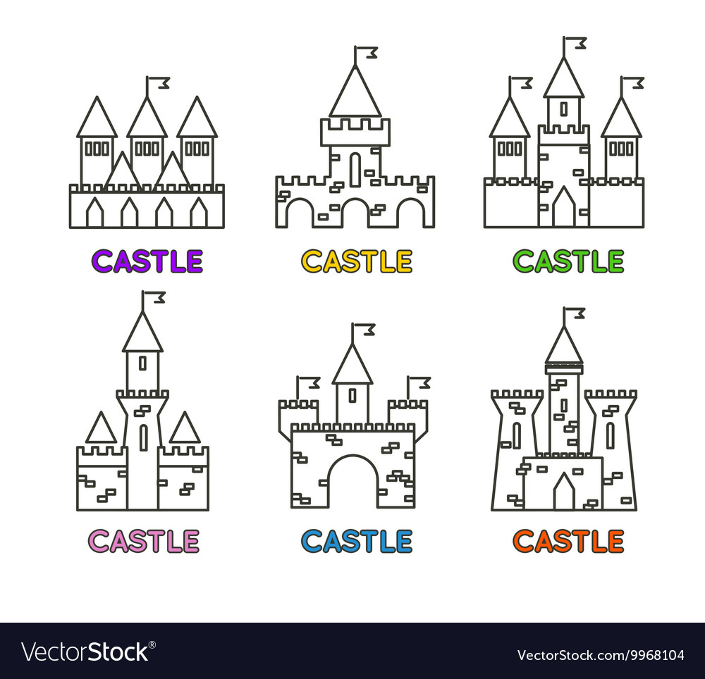 Castle icon set