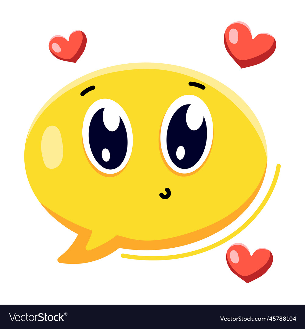 Love chat Royalty Free Vector Image - VectorStock