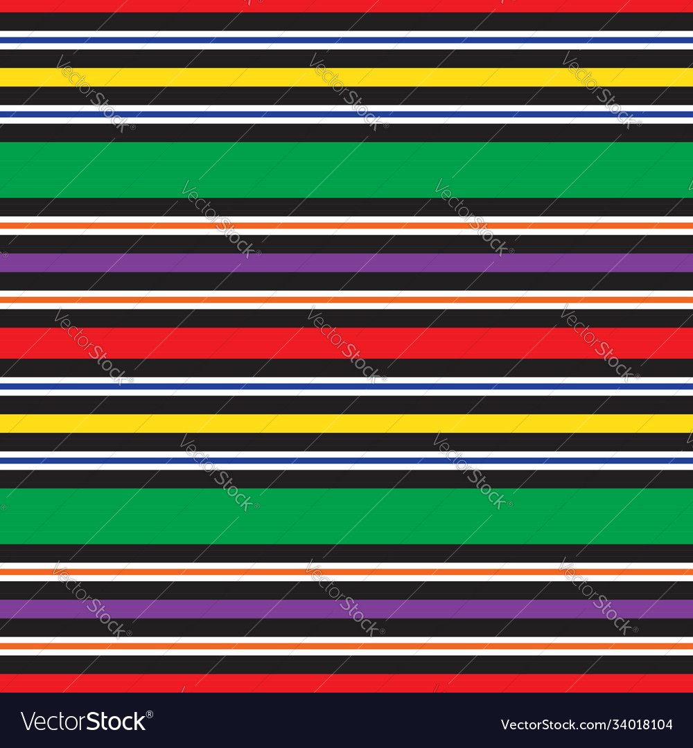 Rainbow stripe seamless pattern background vector image Rainbow stripe seamless pattern background