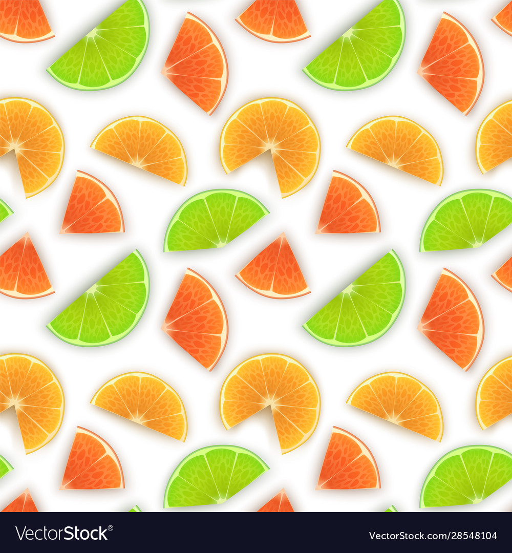 Seamless endless pattern with print fresh