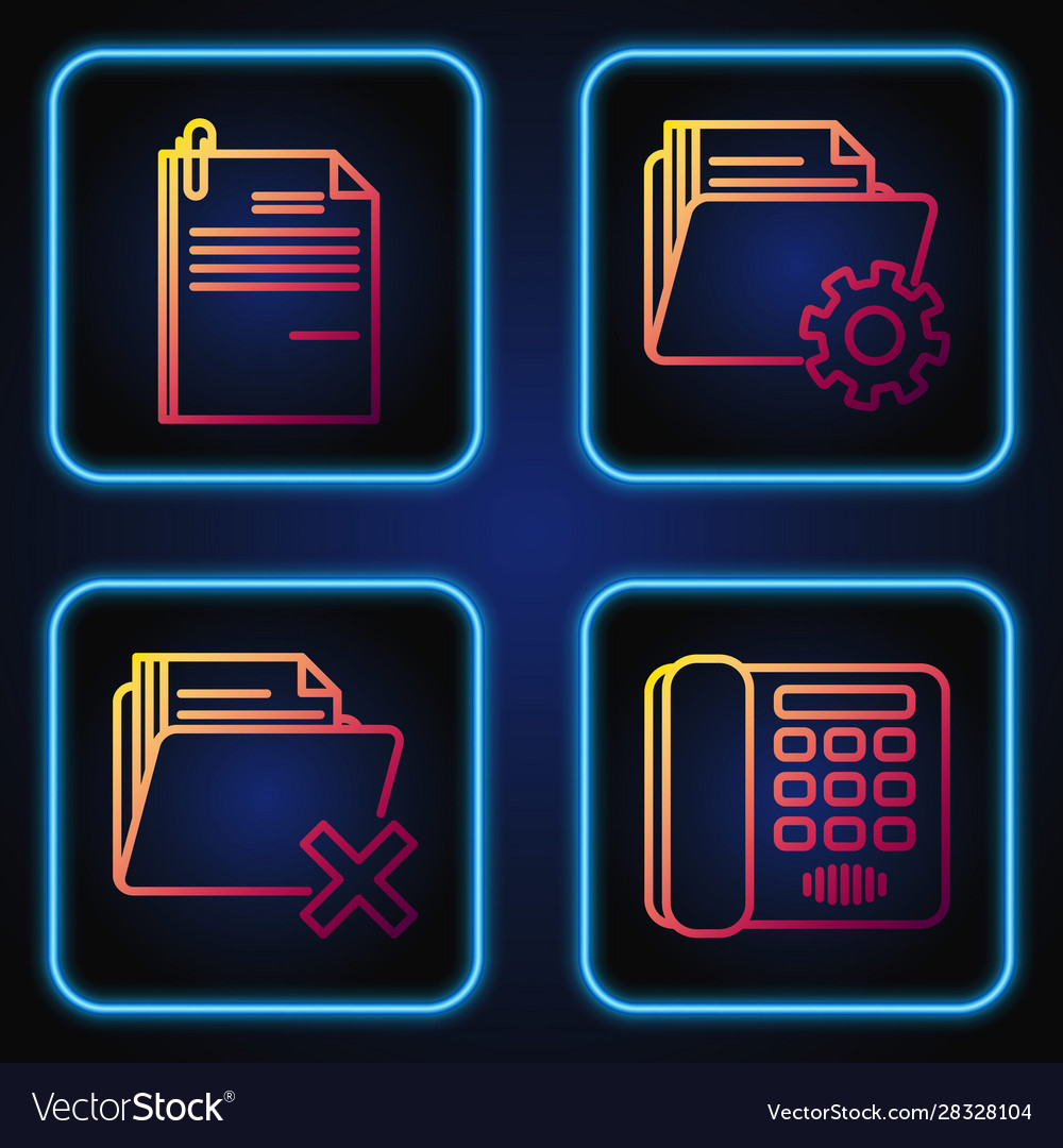Set line telephone delete folder file document