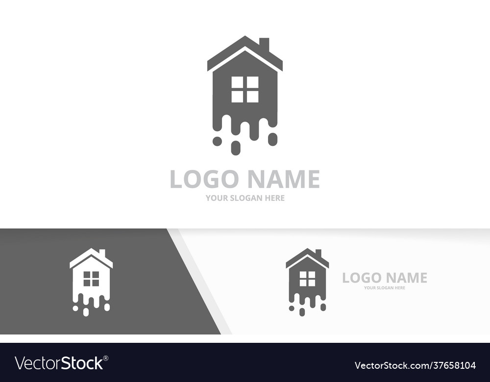 Speed real estate logo combination quick