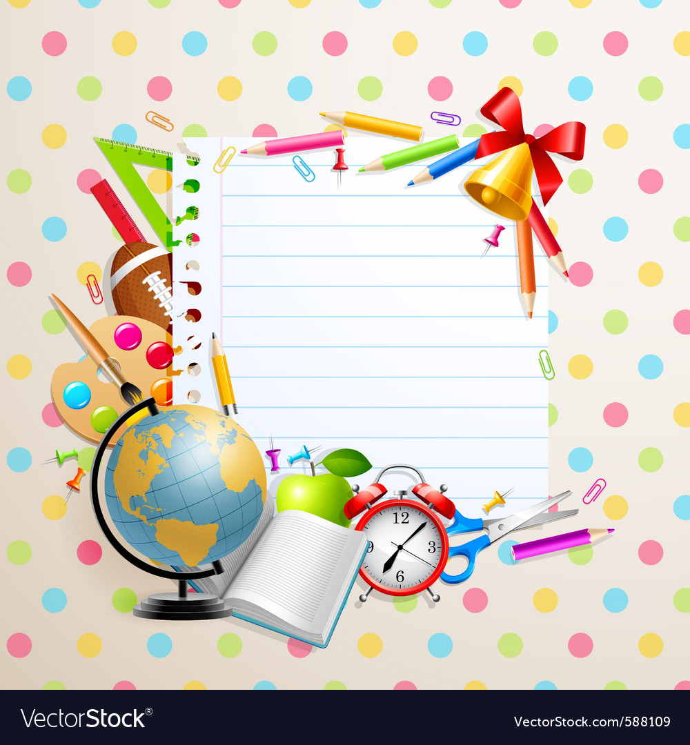 Back to school Royalty Free Vector Image - VectorStock