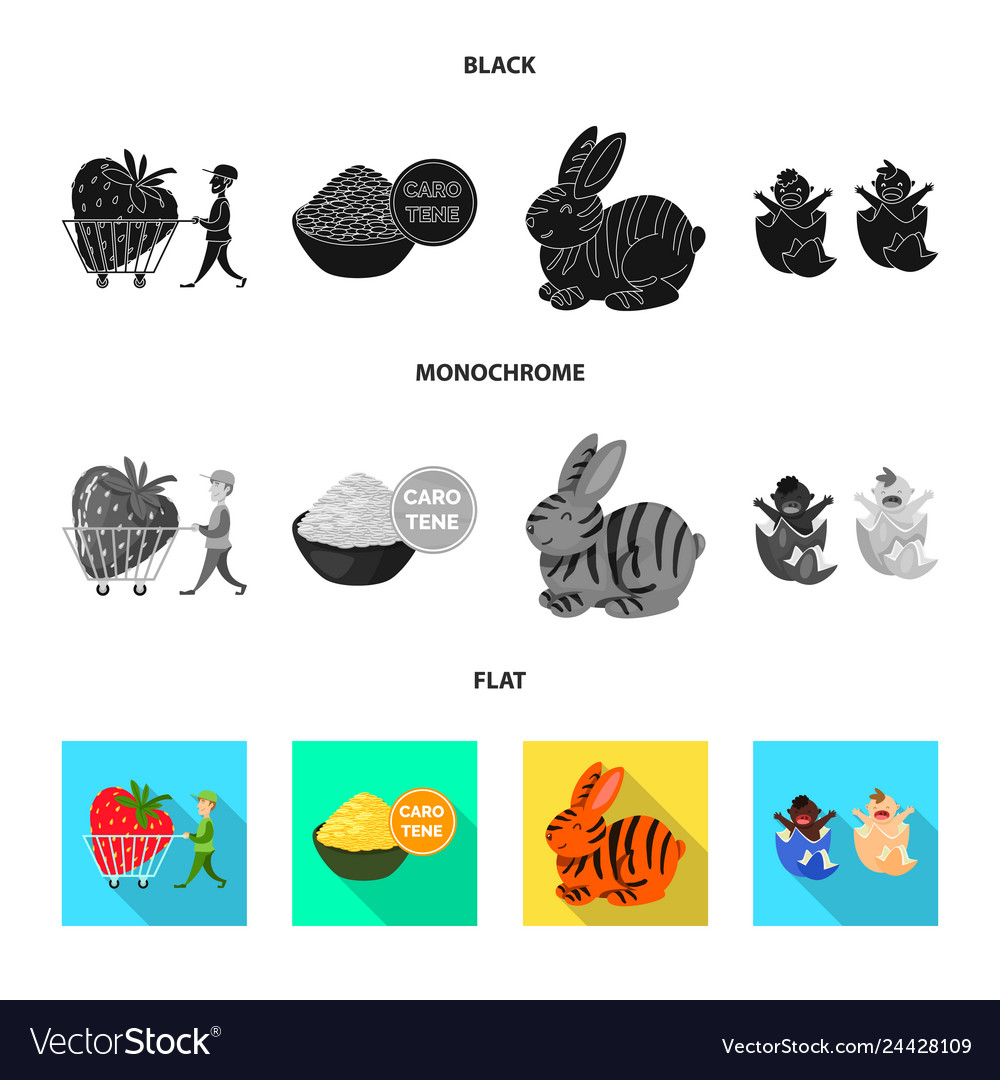 Design of test and synthetic icon set