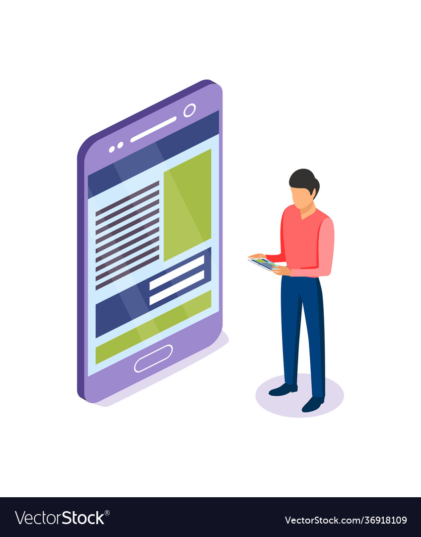 Development prototyping testing mobile user vector image Development prototyping testing mobile user