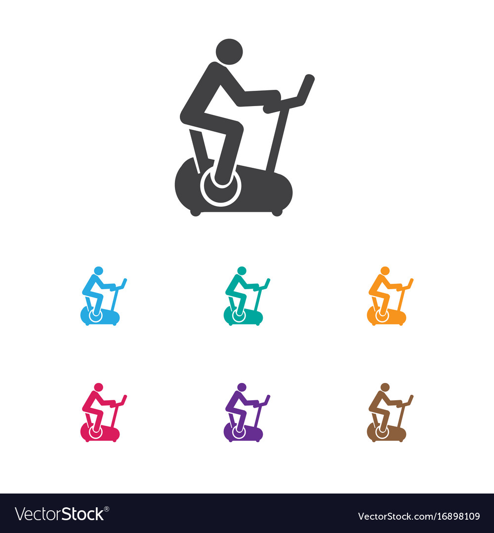 Exercise symbol on man