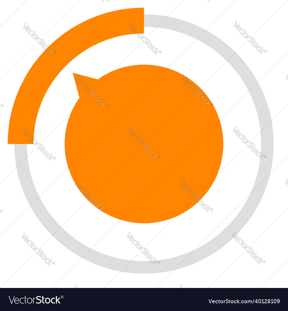 Gauge meter dial icon with different number vector image Gauge meter dial icon with different number