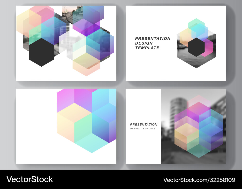 Layout presentation slides design Royalty Free Vector Image