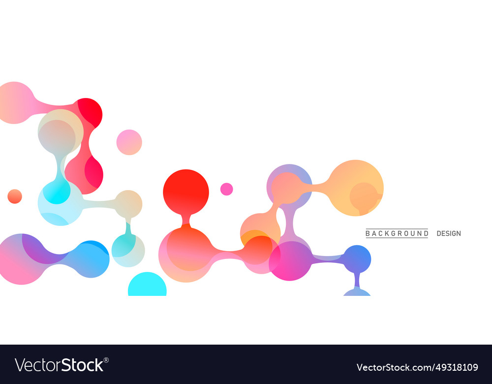 Overlapping abstract background color modern