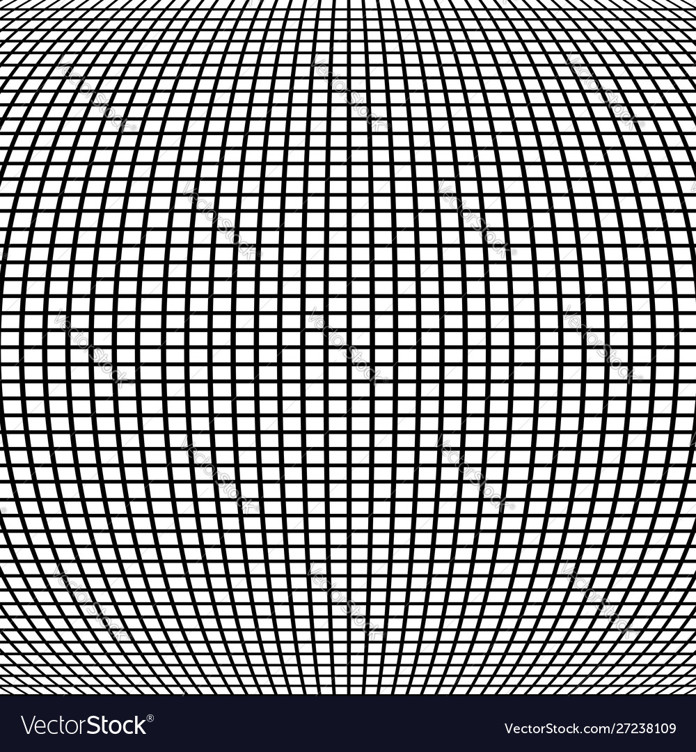 Spherical globe circular distort effect pattern