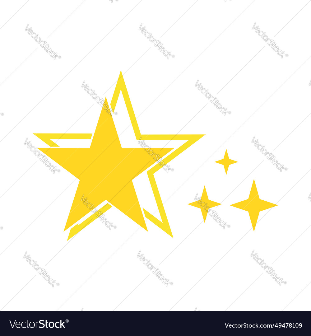 Star icon isolated on white background