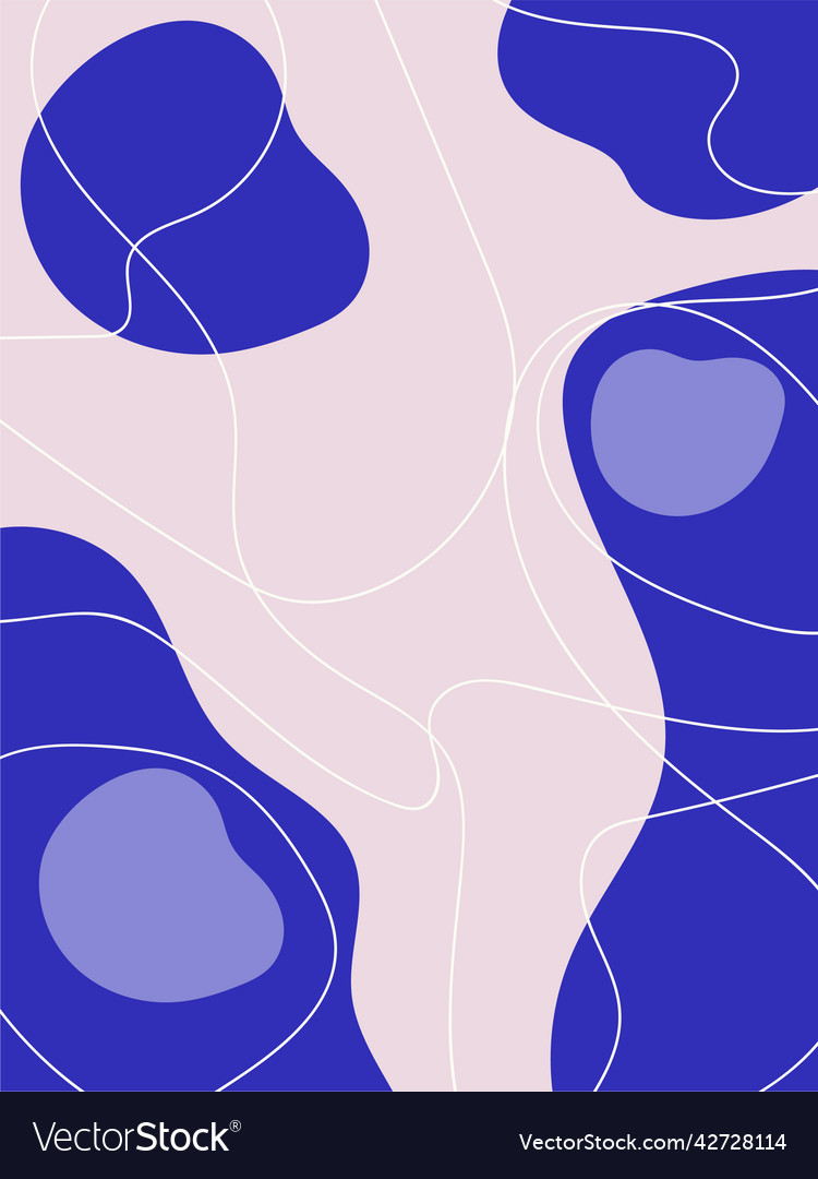 Abstract shapes pattern background with copy space vector image Abstract shapes pattern background with copy space