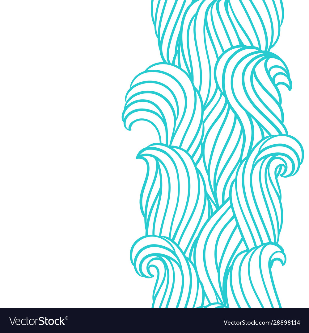 Aqua Wave Pattern Background