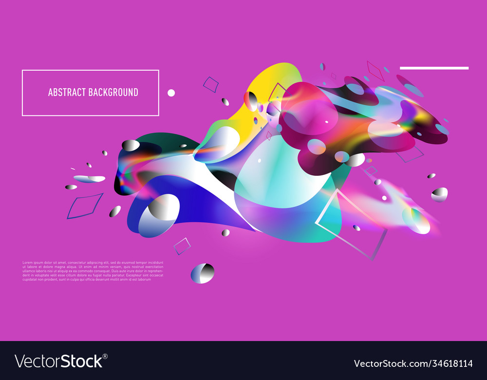 Colorful abstract fluid gradient pattern