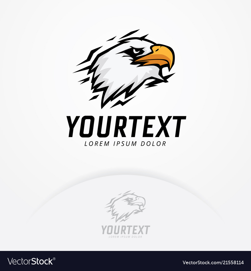eagle logo template royalty free vector image vectorstock