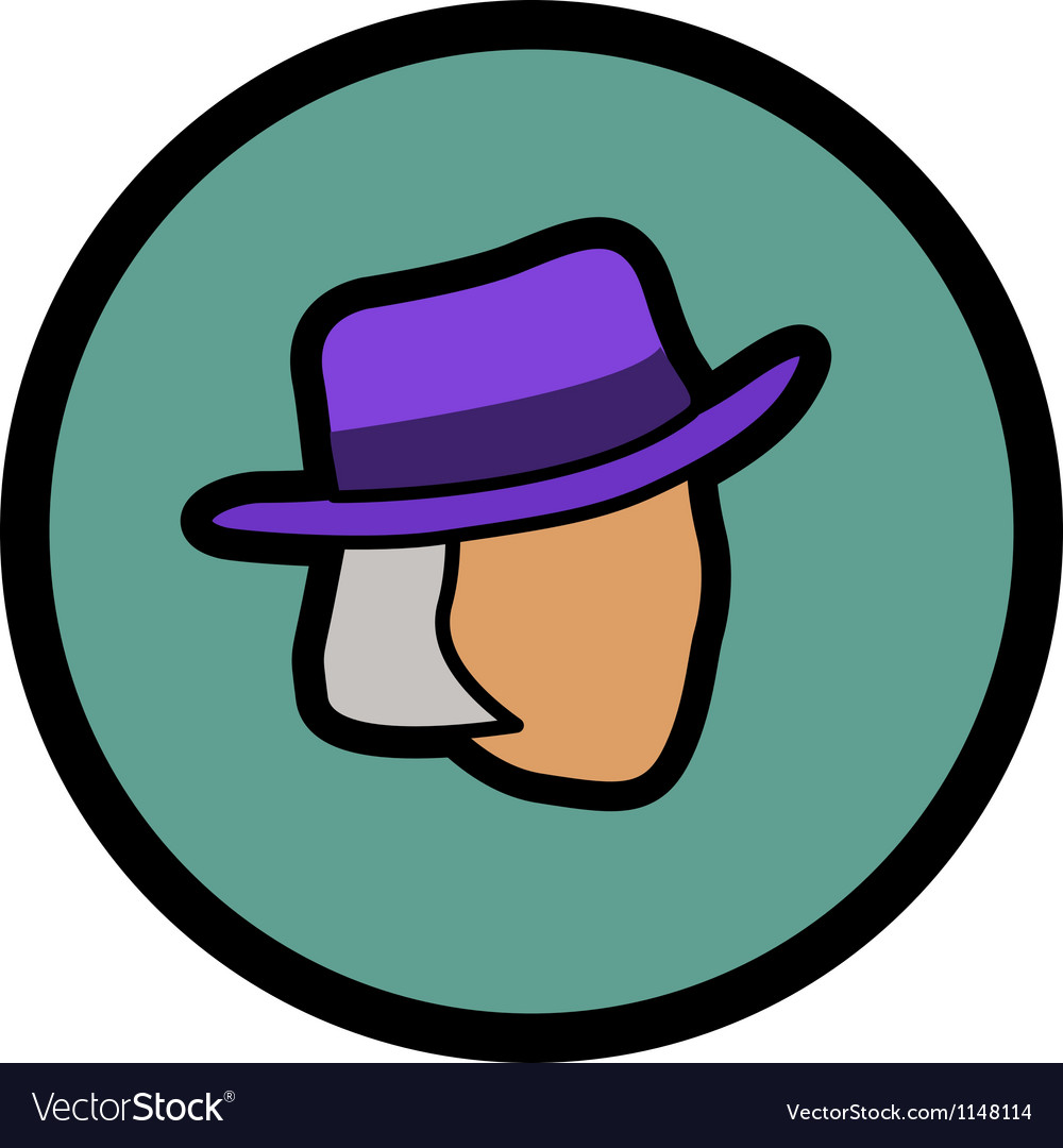 Figure in a hat