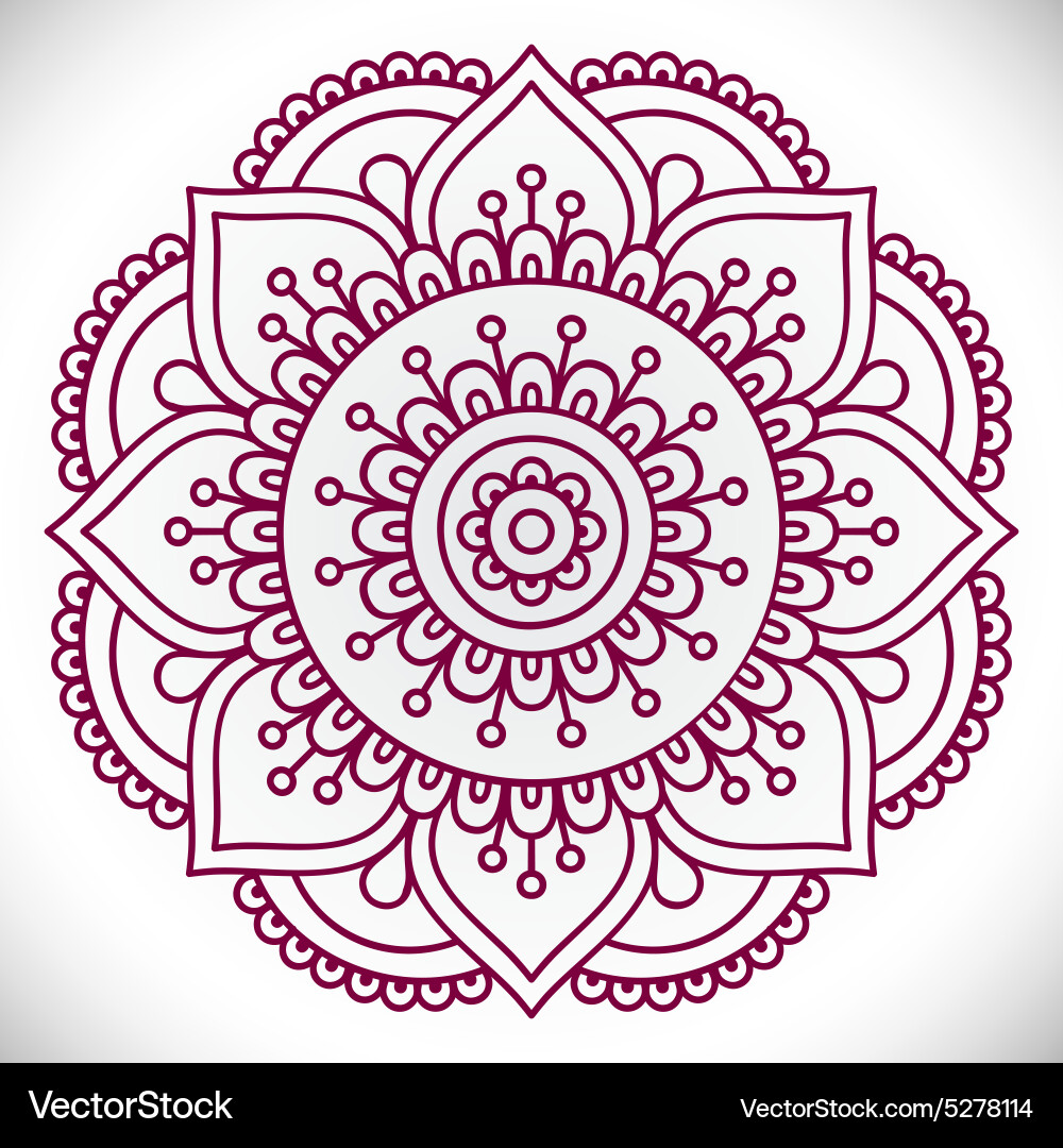 Mandala Royalty Free Vector Image - VectorStock