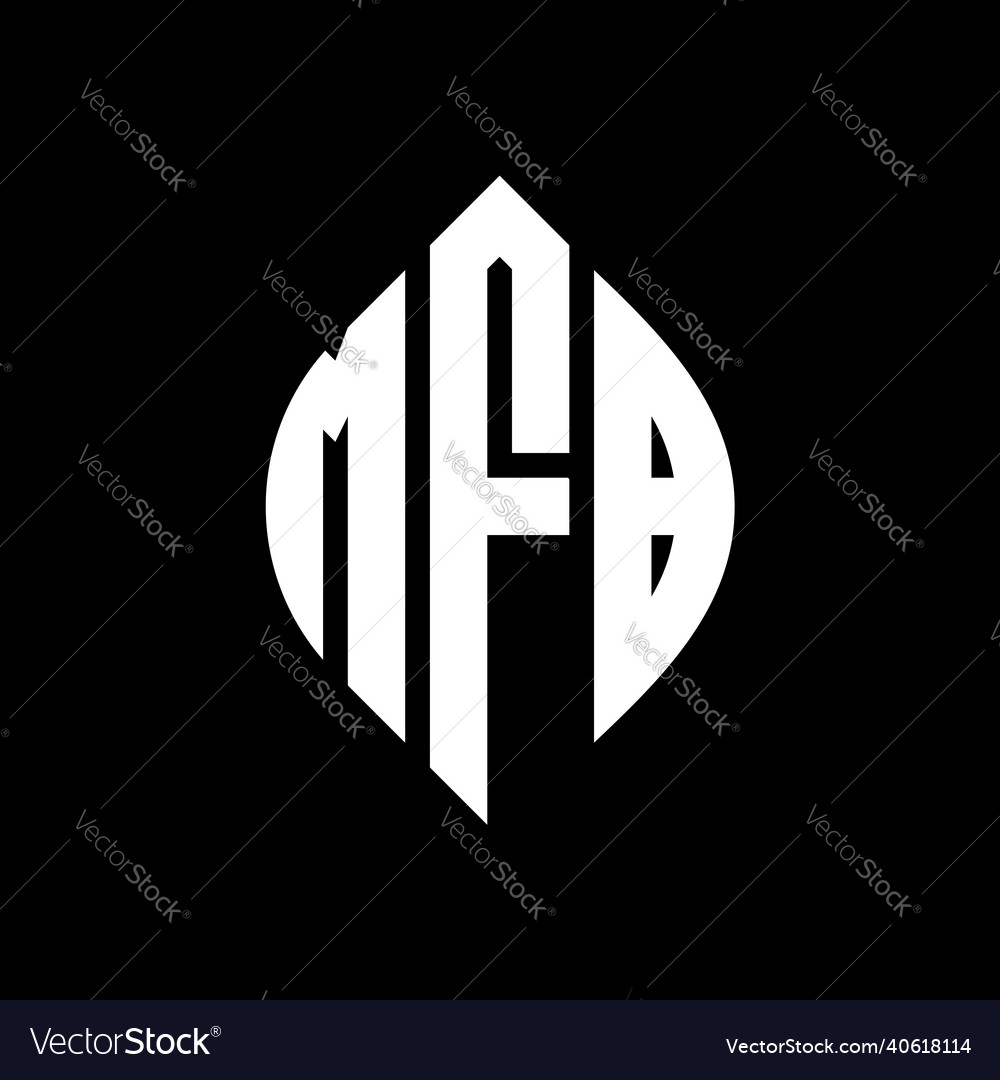Mfb circle letter logo design