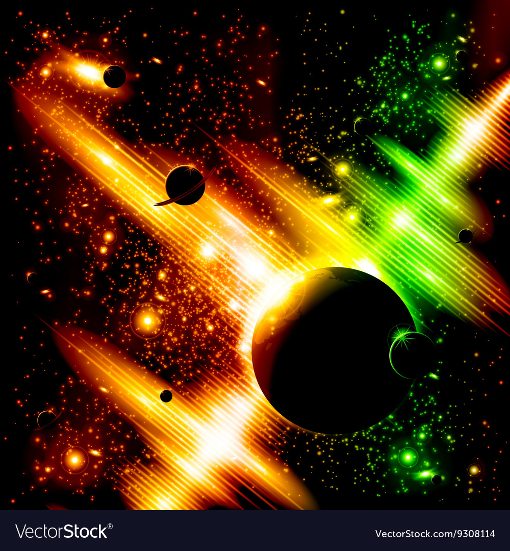 Retro space background