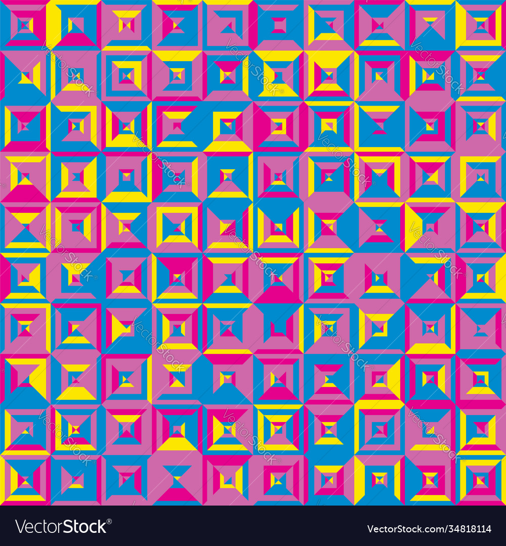 Seamless pattern geometric colorful abstract