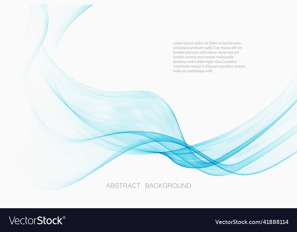 Smooth abstract wave border soft transparent vector image Smooth abstract wave border soft transparent