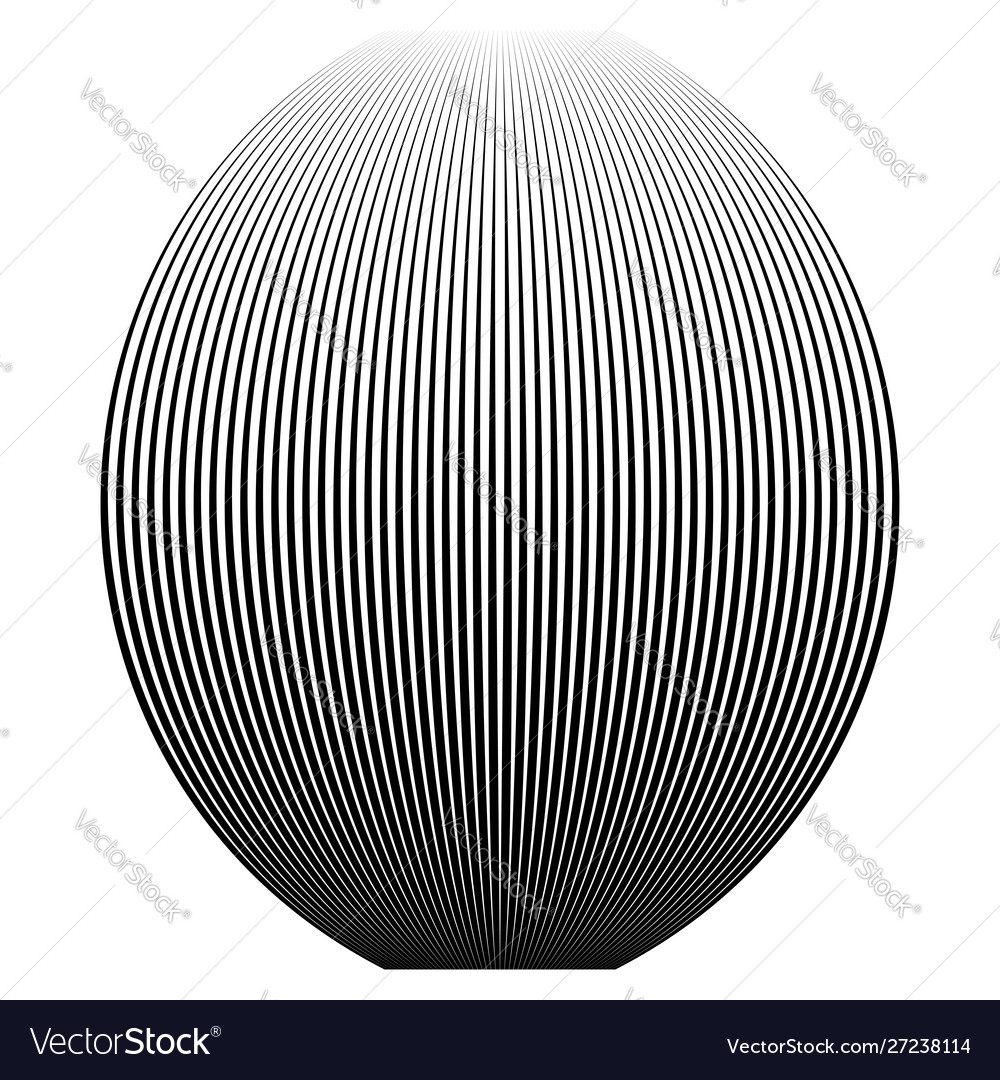 Spherical globe circular distort effect pattern