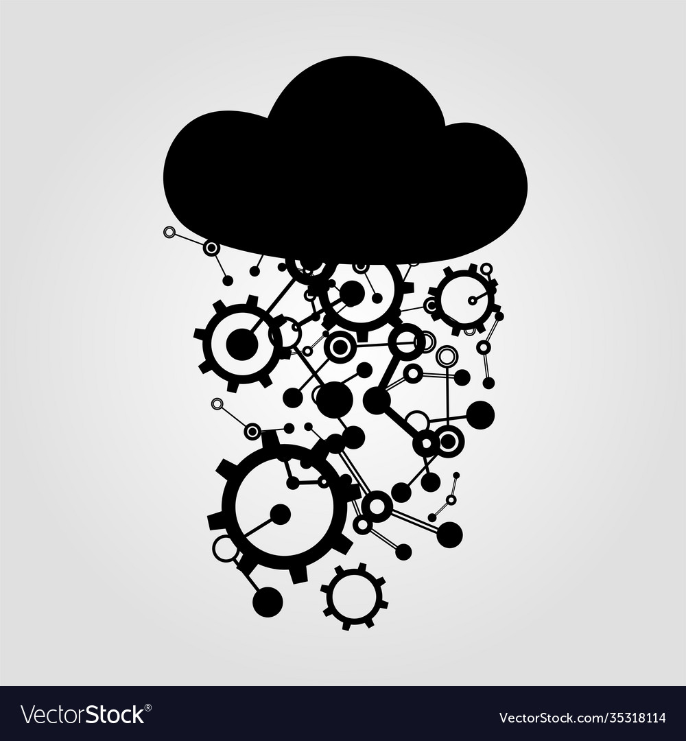 Tech Cloud Symbol