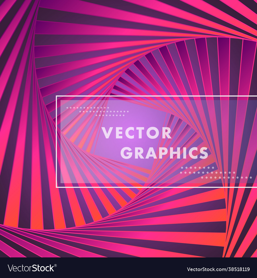 Abstract background with hexagon spiral vector image Abstract background with hexagon spiral