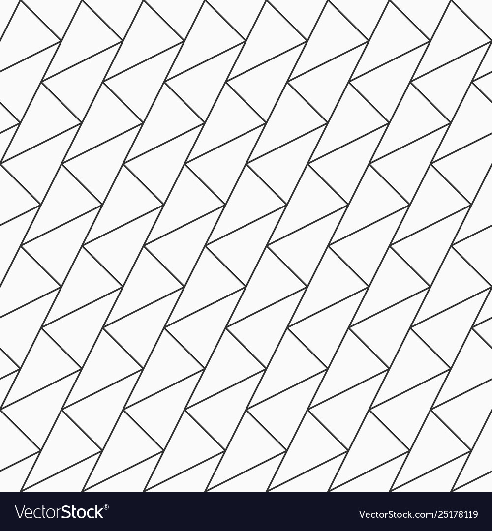 Abstract seamless triangles pattern vector image Abstract seamless triangles pattern