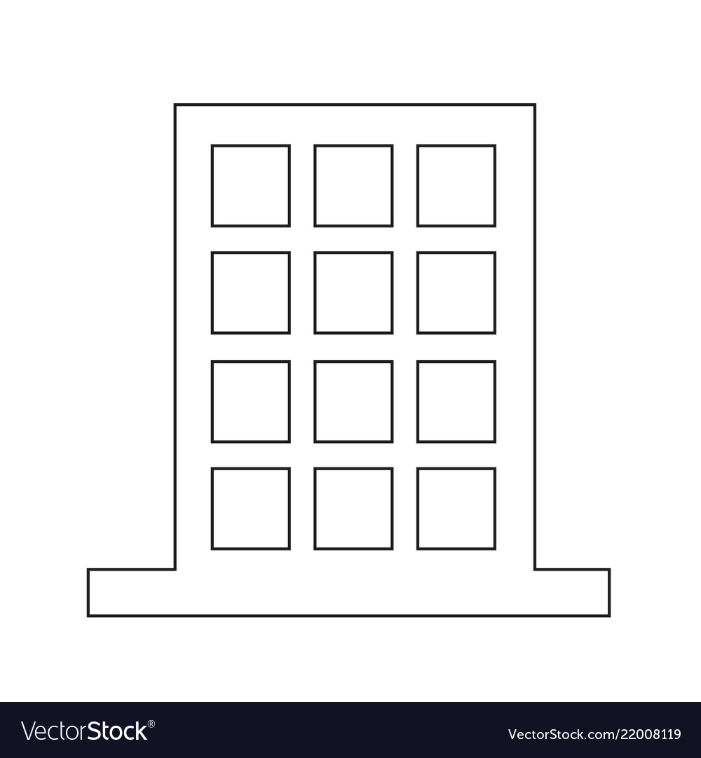 Building icon vector image Building icon