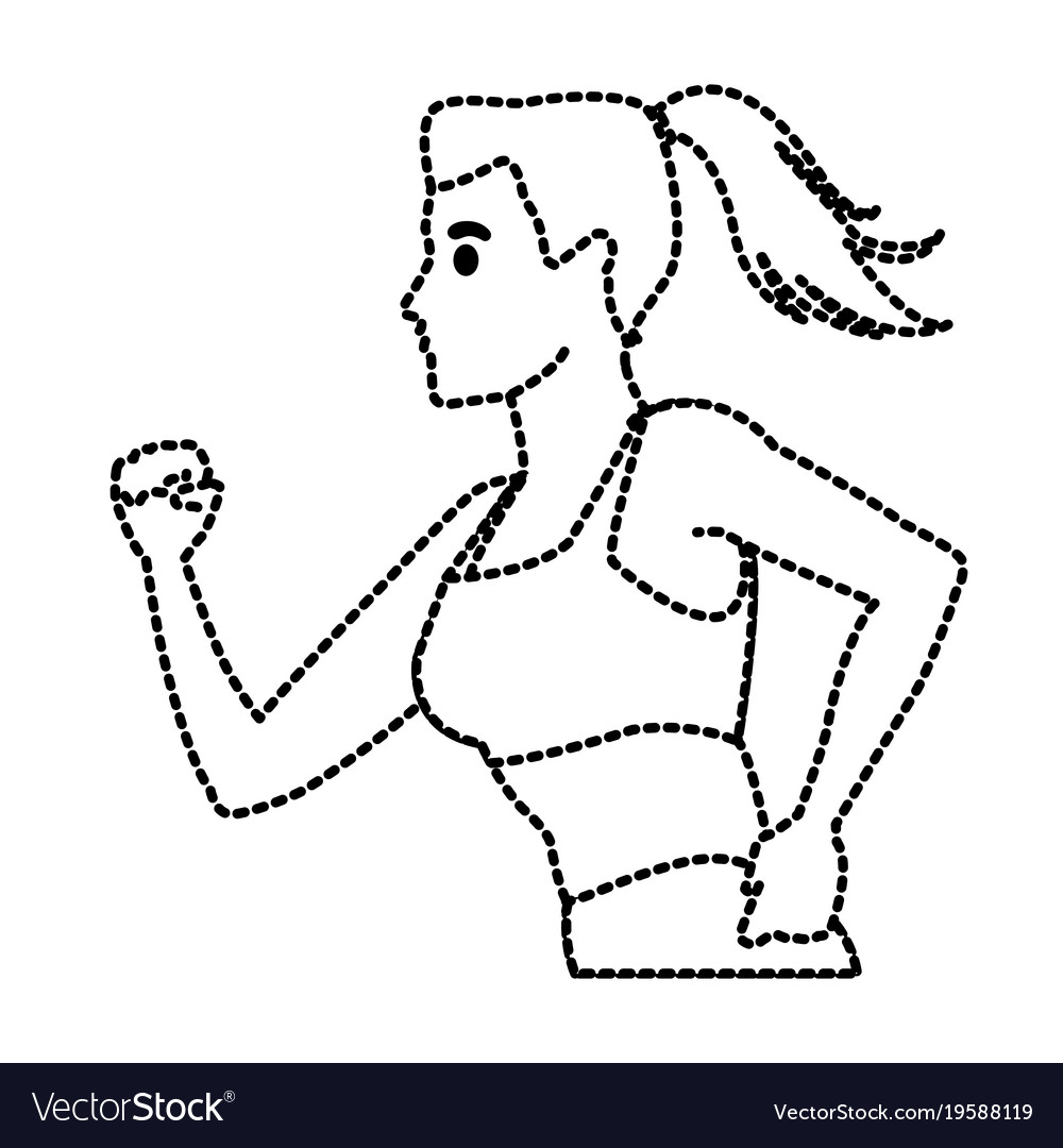 Fitness woman running