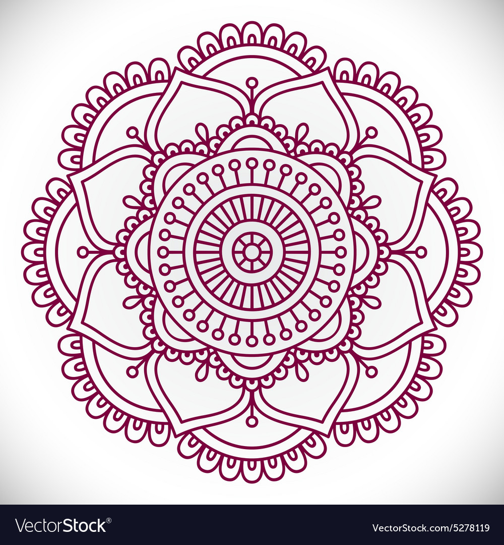 Mandala Royalty Free Vector  Image VectorStock