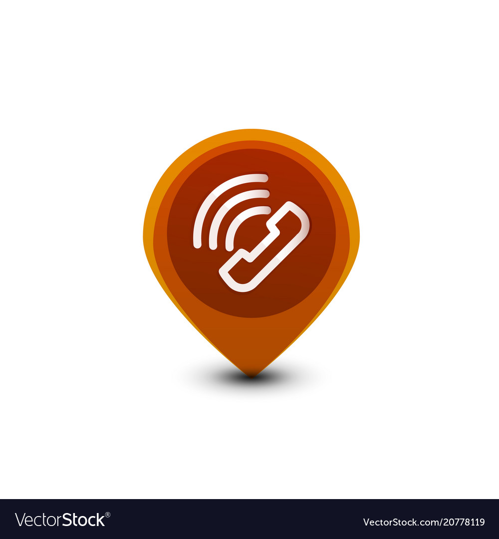Phone support web button vector image Phone support web button