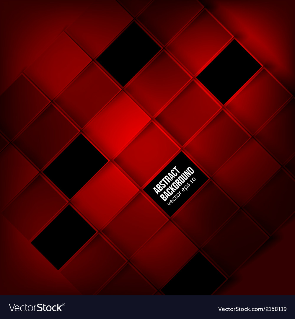 Red Square Pattern Background