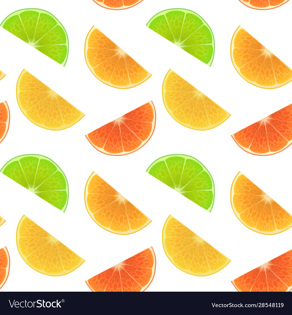 Seamless endless pattern with print fresh