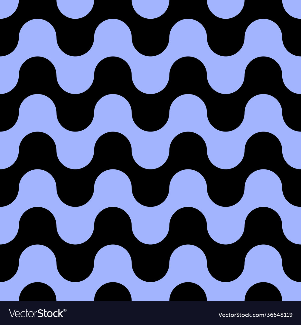 Seamless pattern with geometric shapes tiling
