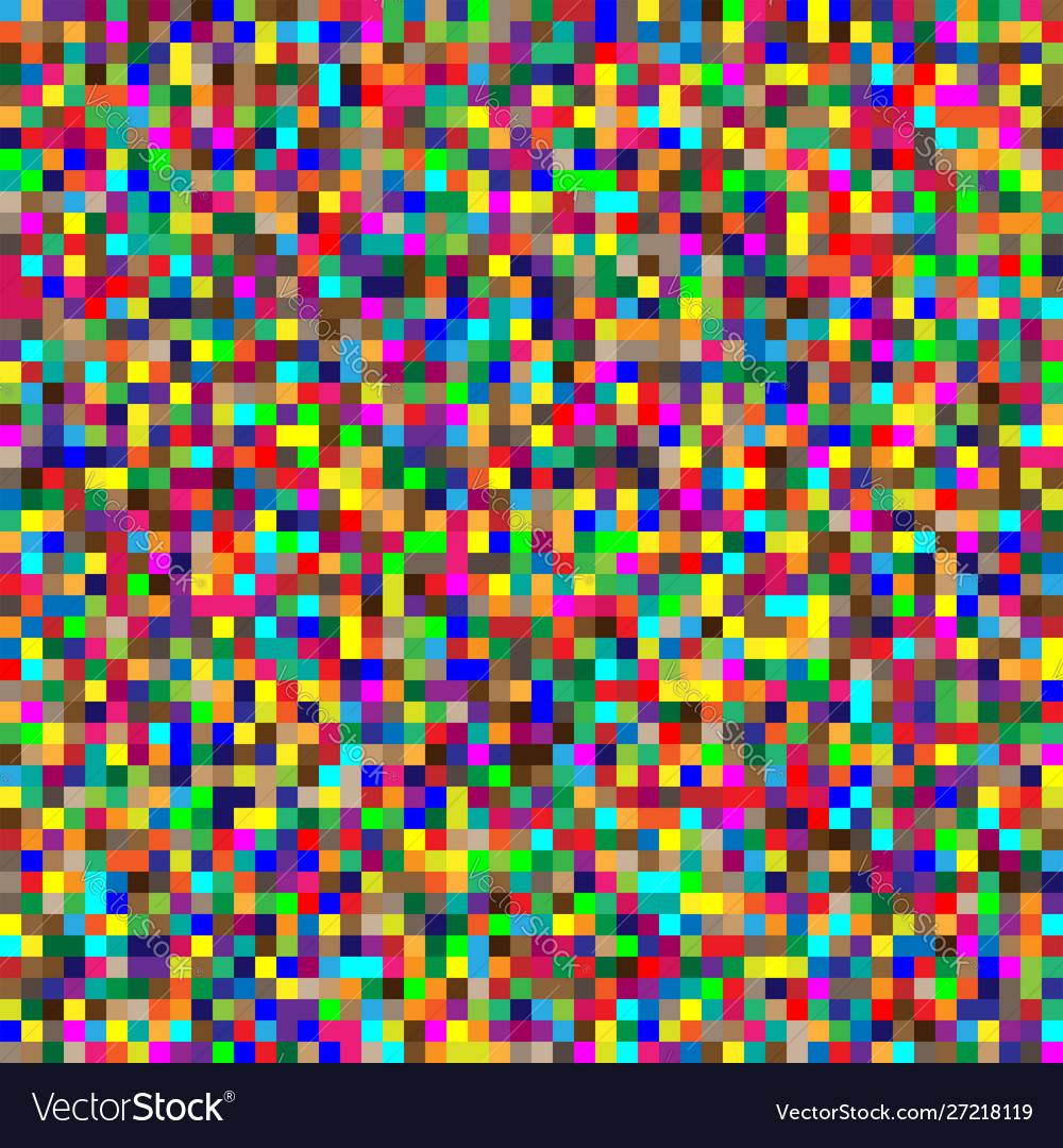Seamless random squares mosaic tiles pixelated vector image Seamless random squares mosaic tiles pixelated