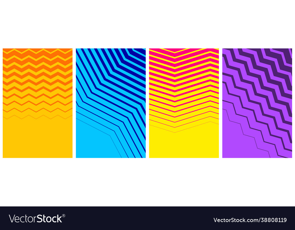 Set abstract halftone colorful backgrounds vector image Set abstract halftone colorful backgrounds