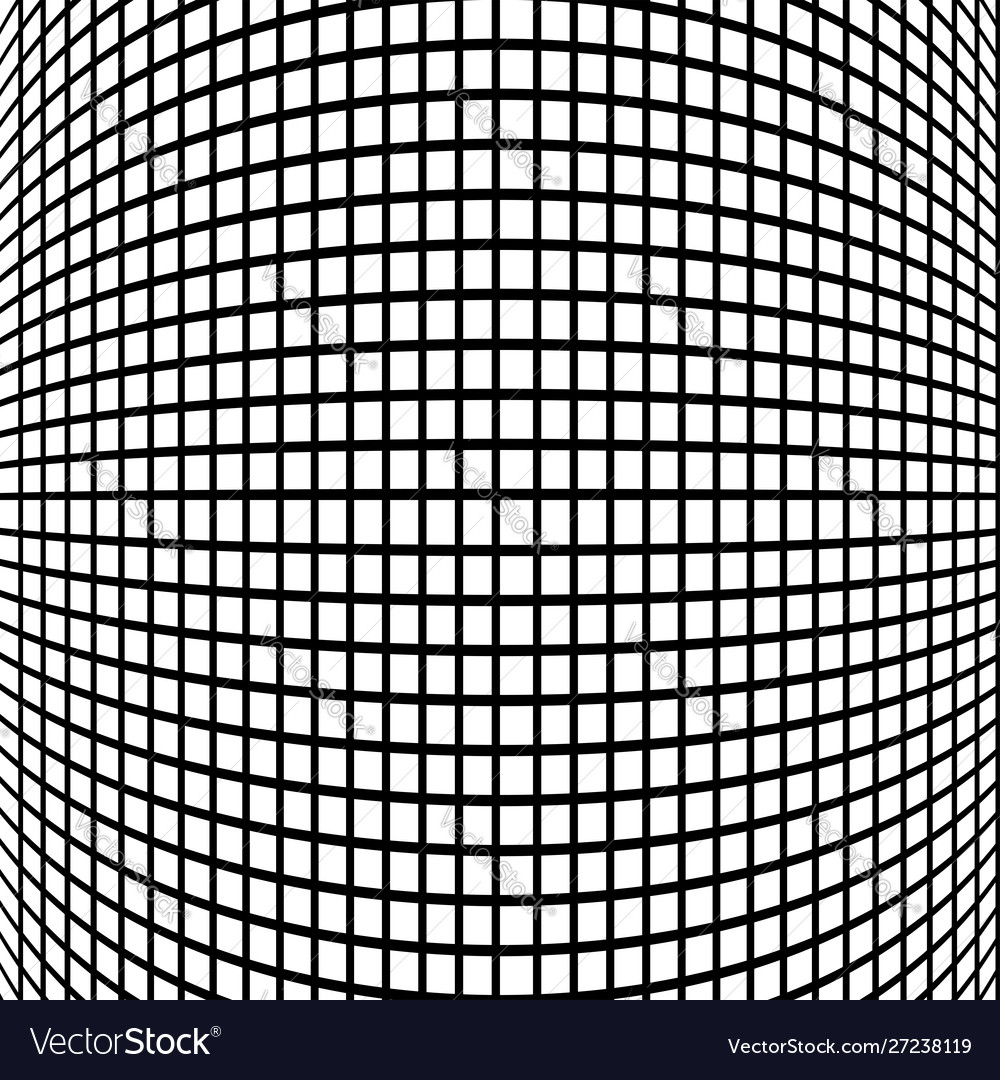 Spherical globe circular distort effect pattern