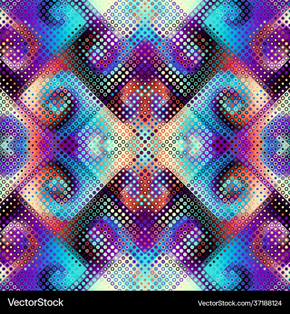Geometric abstract pattern in low poly style Vector Image
