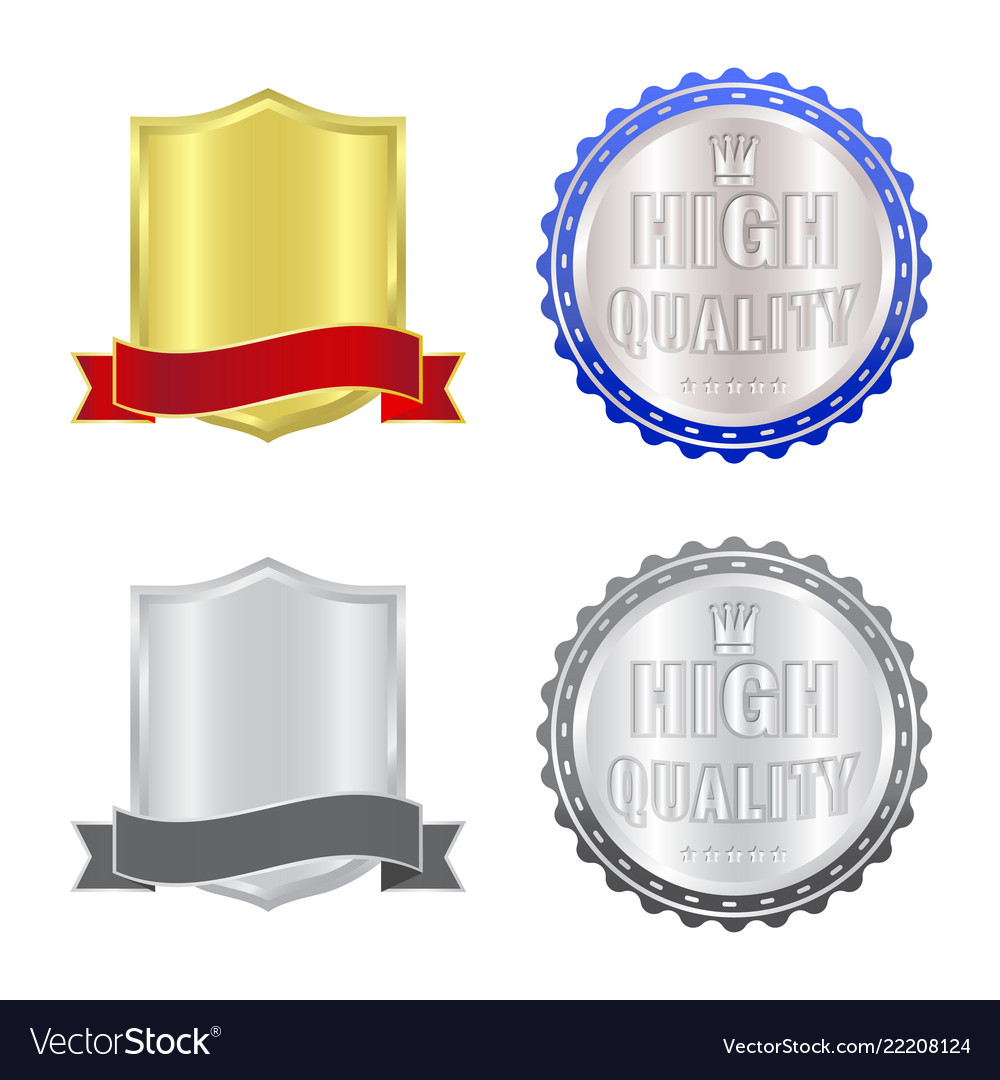 Isolated object of emblem and badge icon