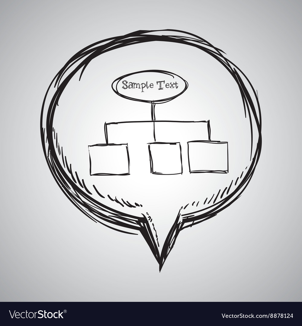 Sketch icon creative concept flat Royalty Free Vector Image