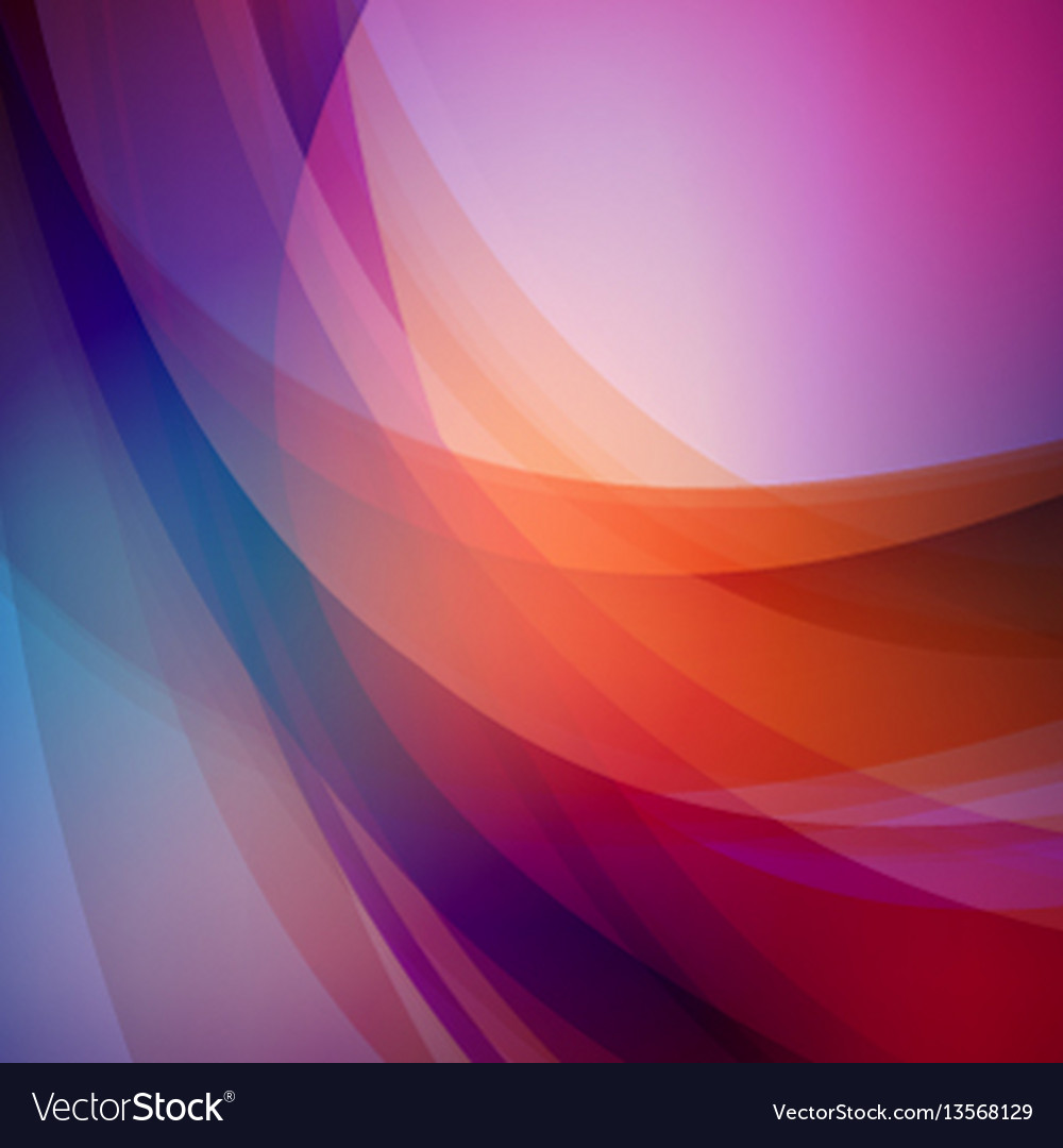 Abstract Colorful Wave Background