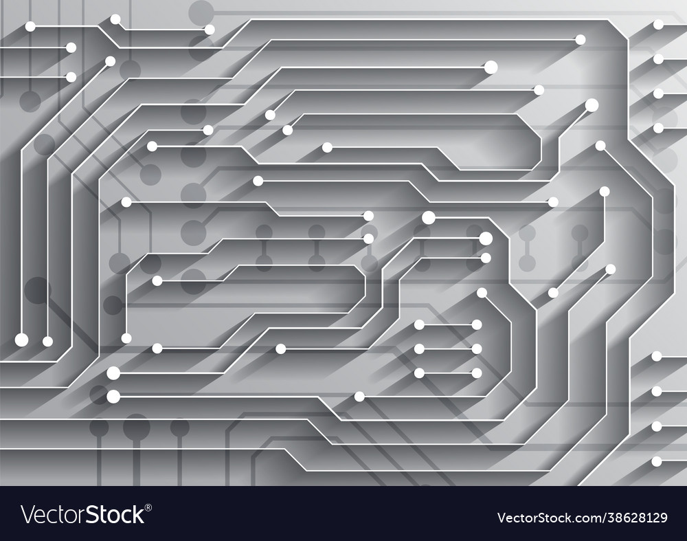 Circuit technology background with hi-tech digital vector image Circuit technology background with hi-tech digital