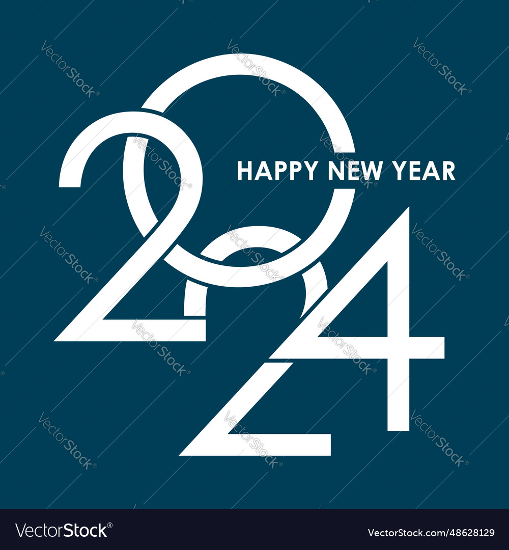 Happy new year 2024 design