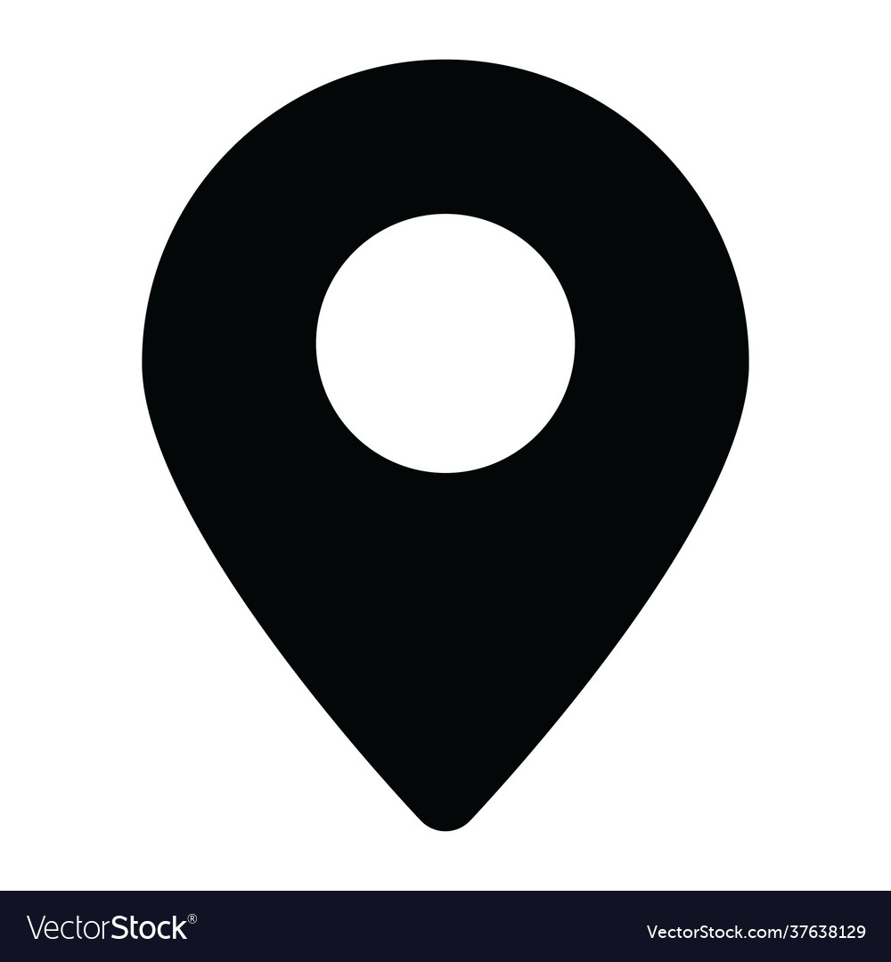 Map pin Royalty Free Vector Image - VectorStock