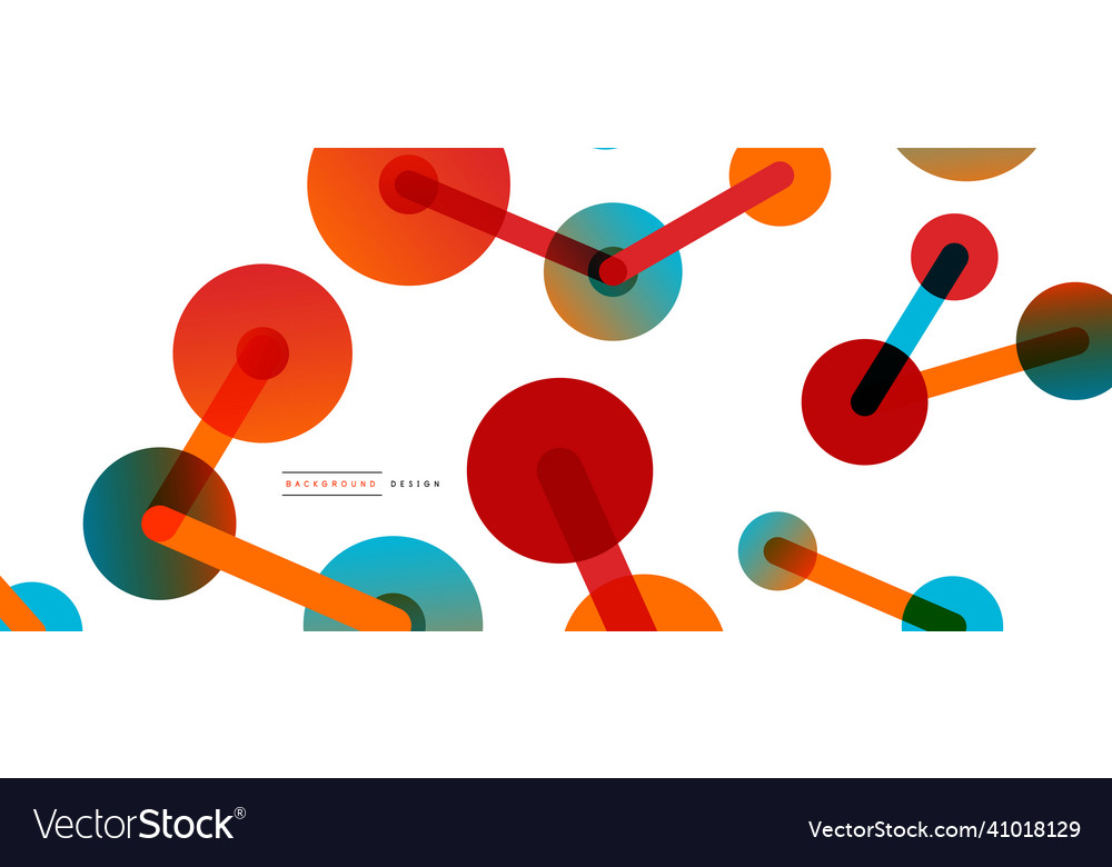 Network concept abstract background dots vector image Network concept abstract background dots